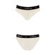 Трусики з широкою гумкою і мереживом Passion PS001 PANTIES ecru, size M SO4164 фото 4