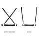 Портупея Bijoux Indiscrets MAZE - X Harness Black, экокожа SO2676 фото 2