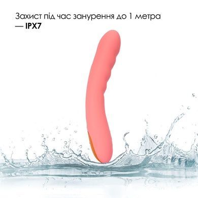 Смарт-вібратор з пульсацією Svakom Ava Neo Peach Pink, 15 режимів роботи, водонепроникний SX1112 фото