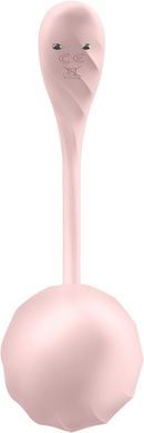 Смарт-віброяйце Satisfyer Ribbed Petal Connect App Rose, керування зі смартфона, пульт ДК SX1222 фото