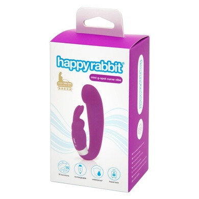 Подвійний вібратор Happy Rabbit G-Spot Clitoral Curve Vibrator FS80252 фото