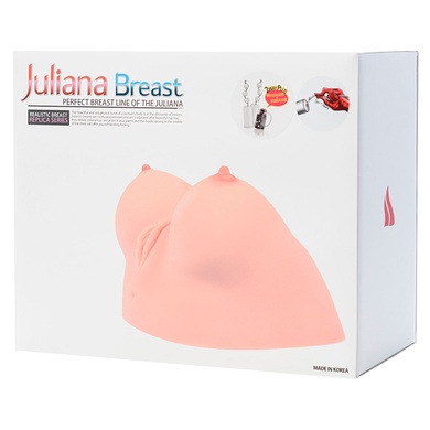 Мастурбатор у формі грудей Kokos Juliana Breast з вібрацією 82163 фото