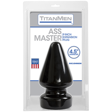 Пробка для фістінгу Doc Johnson Titanmen Tools - Butt Plug - 4.5 Inch Ass Master, діаметр 11,7 см SO2812 фото