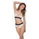 Трусики з широкою гумкою і мереживом Passion PS001 PANTIES ecru, size XL SO4166 фото 2