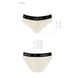 Трусики с широкой резинкой и кружевом Passion PS001 PANTIES ecru, size XL SO4166 фото 5