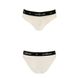 Трусики з широкою гумкою і мереживом Passion PS001 PANTIES ecru, size XL SO4166 фото 4