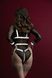 Збруя з ланцюгом та фіксаторами Feral Feelings Harness with Cuffs White SO8254 фото 2