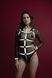 Збруя з ланцюгом та фіксаторами Feral Feelings Harness with Cuffs White SO8254 фото 1