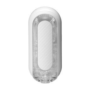Мастурбатор Tenga Flip Zero GRAVITY White, змінна інтенсивність стимуляції, розкладний SO6236 фото