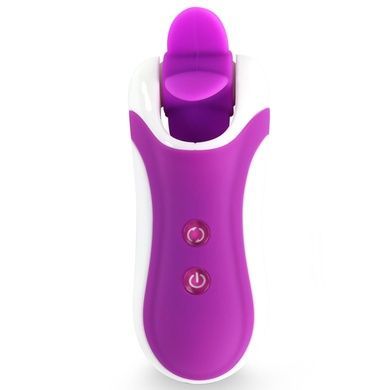 Стимулятор з імітацією оральних ласк FeelzToys - Clitella Oral Clitoral Stimulator Purple SO5066 фото
