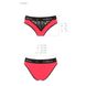 Трусики з широкою гумкою і мереживом Passion PS001 PANTIES red/black, size M SO4168 фото 5