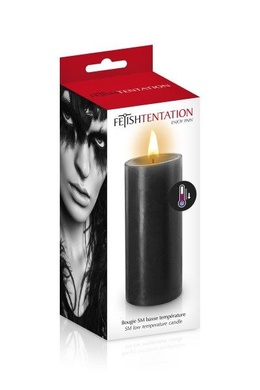 БДСМ свічка низькотемпературна Fetish Tentation SM Low Temperature Candle Black SO3754 фото