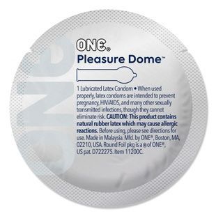 Презерватив ONE Pleasure Dome, 1 шт, гладкий, с расширенной головкой SX0773 фото