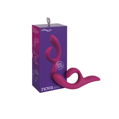 Смарт вибратор-кролик We-Vibe Nova Fuchsia, эргономичный, регулируемый угол наклона ствола SO6930 фото