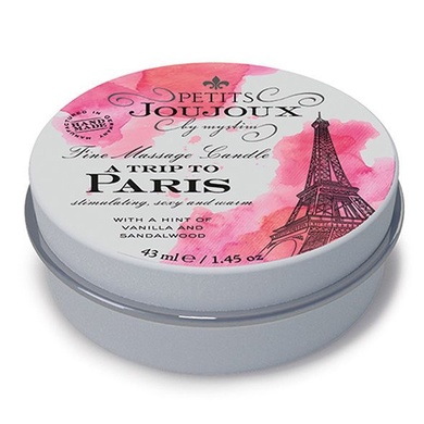 Массажная свечa Petits Joujoux - Paris - Vanilla and Sandalwood (43 мл) с афродизиаками SO3171 фото