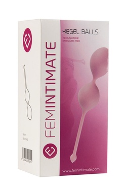 Вагінальні кульки Femintimate Kegel Balls, діаметр 3,5 см, вага 77 г FM40601 фото