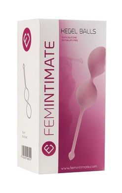 Вагінальні кульки Кегеля FEMINTIMATE рожеві FM40601 фото