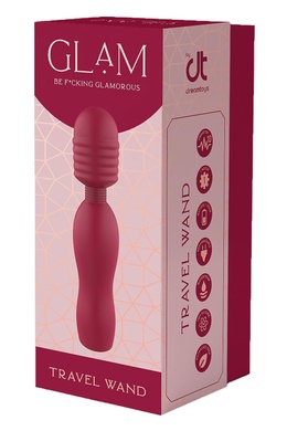 Вібратор мікрофон Dream Toys Glam Travel Wand, червоний DT22119 фото