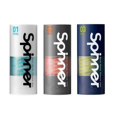 Мастурбатор Tenga Spinner 03 Shell з пружною стимулювальною спіраллю всередині, пружна спіраль SO2748 фото
