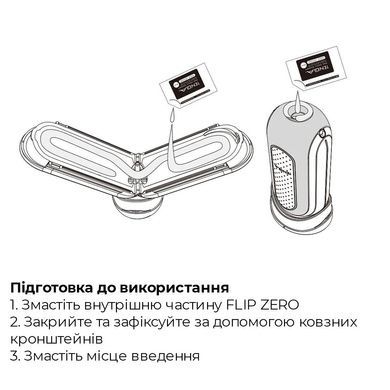 Мастурбатор Tenga Flip Zero GRAVITY Back, змінна інтенсивність стимуляції, розкладний SO6237 фото