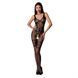 Бодістокінг Passion BS069 black, комбінезон, імітація панчох і боді PBS069B фото 3