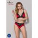 Трусики с широкой резинкой и кружевом Passion PS001 PANTIES red/black, size S SO4169 фото 3