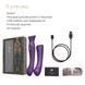 Смартвибратор 3в1 Zalo &mdash; Queen Twilight Purple, пульсирующая жемчужина и вакуум, кристалл Swarovski SO6664 фото 8
