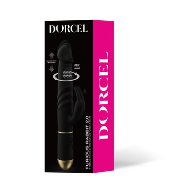 Вібратор Dorcel Furious Rabbit 2.0 зі зворотно-поступальними рухами голівки, що перезаряджається SO4876 фото