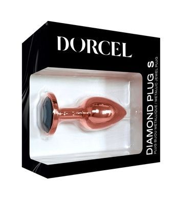 Металева анальна пробка із прикрасою у вигляді кристалу Dorcel - Diamond Plug S SO5534 фото