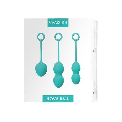 Набор вагинальных шариков со смещенным центром тяжести Svakom Nova Green SO4830 фото