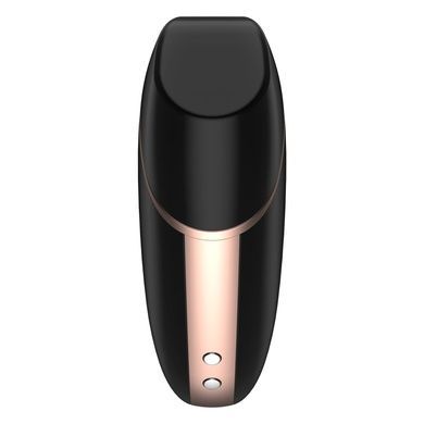 Вакуумный клиторальный стимулятор Satisfyer Love Triangle Black с управлением через интернет SO3894 фото