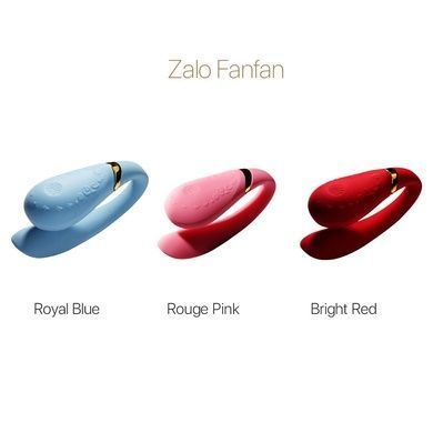 Смартвібратор для пар Zalo &mdash; Fanfan Bright Red SO6670 фото