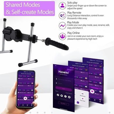 Смарт секс-машина Hismith AK-09 Sex Machine APP с фаллоимитатором SO8506 фото