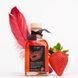 Набор для массажа Orgie &ndash; Sexy Therapy Strawberry (100 мл), съедобное разогревающее масло + перышко SX1507 фото 4