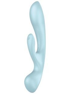 Вибратор-кролик Satisfyer Triple Oh Blue SO7781 фото
