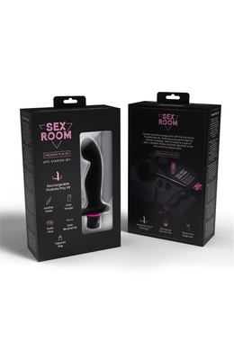 Набор для анальных игр Dream Toys Sex Room, 6 предметов, черный/розовый DT22129 фото