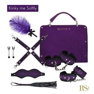 Подарунковий набір для BDSM RIANNE S &mdash; Kinky Me Softly Purple: 8 предметів для задоволення SO3865 фото
