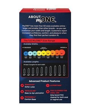 Презервативы MyONE Super Wide & Long 10 шт, картонная коробка SX1255 фото