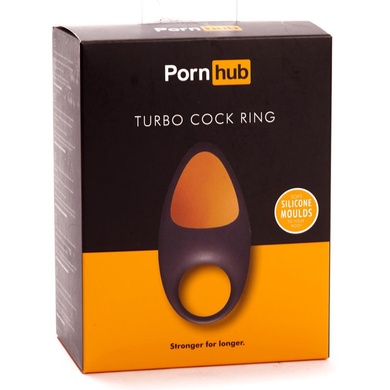 Эрекционное виброкольцо Pornhub Turbo Cock Ring с мегастимуляцией клитора SO2892 фото