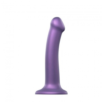 Насадка для страпона Strap-On-Me Mono Density Dildo Violet M, диам. 3,3см, однослойный силикон, гибк SO3570 фото