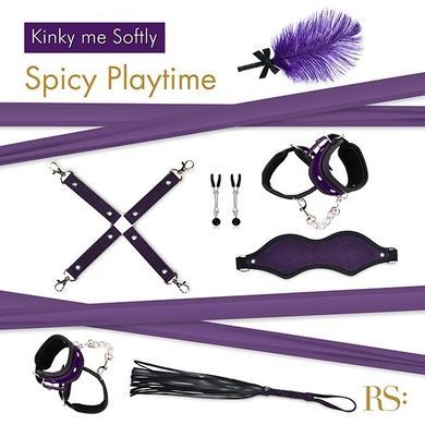 Подарунковий набір для BDSM RIANNE S &mdash; Kinky Me Softly Purple: 8 предметів для задоволення SO3865 фото
