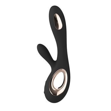 Вибратор-кролик LELO Soraya Wave Black, манящие движения ствола SO8112 фото