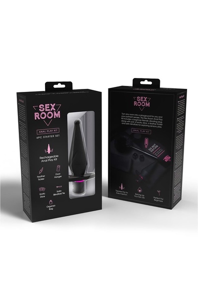 Набір для анальних ігор Dream Toys Sex Room, чорний DT22128 фото