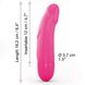 Вібратор Dorcel Real Vibration S Magenta 2.0, діаметр 3,7см, перезаряджається, для точки G, водостій SO3564 фото 5