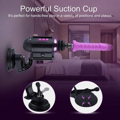 Мини секс-машина Hismith Mini Capsule Sex-Machine with Strong Suction APP, мощная, перезаряжаемая SO6197 фото