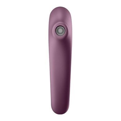 Вакуумный стимулятор с вибрацией Satisfyer Dual Kiss Wine Red SO6115 фото