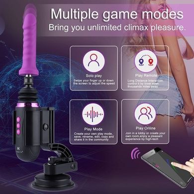 Мини секс-машина Hismith Mini Capsule Sex-Machine with Strong Suction APP, мощная, перезаряжаемая SO6197 фото